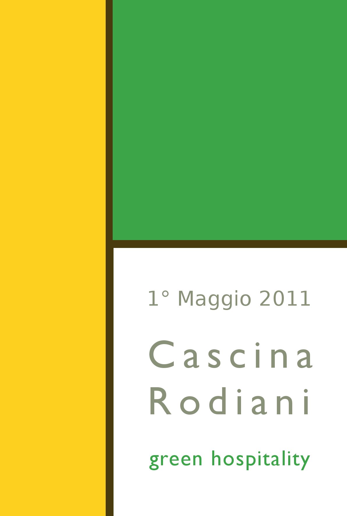 Flyer für die Einweihungsfest am 1. Mai 2011