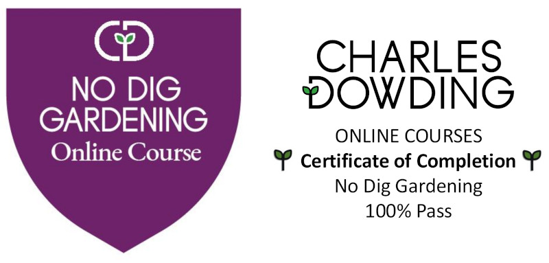 No Dig Gardening-Kurs von Charles Dowding mit Bestnoten zertifiziert