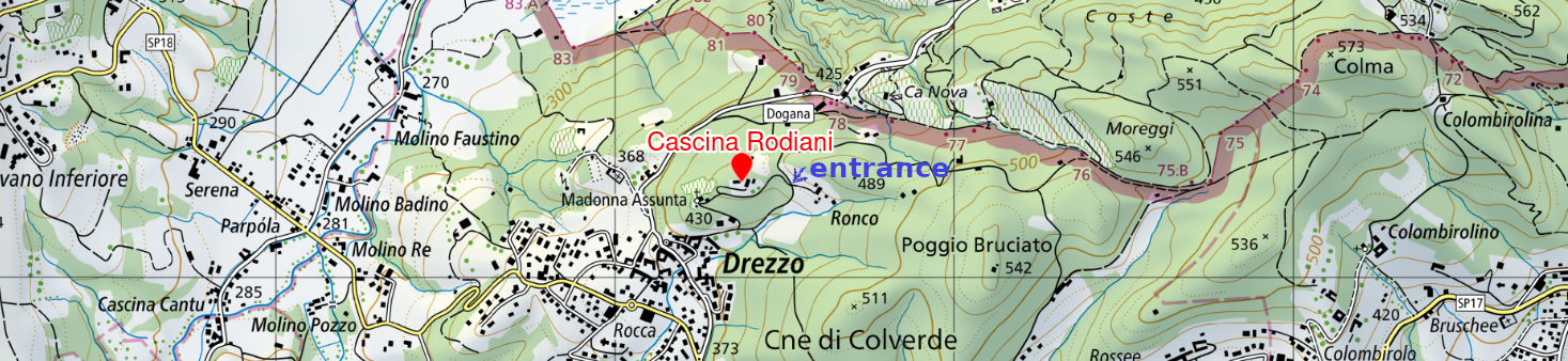 immagine mappa per raggiungerci